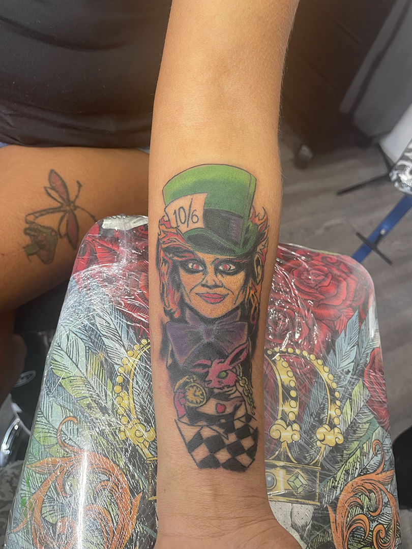 mad hatter tattoo