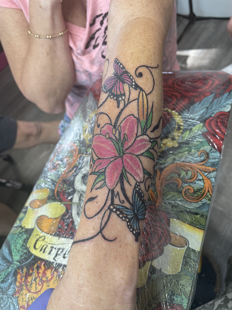 beautiful lotus tattoo